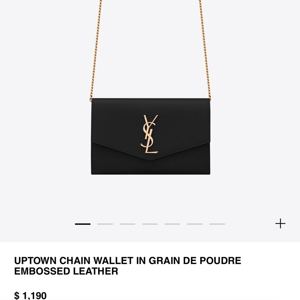 BRAND NEW YSL FLAP CHAIN WALLET